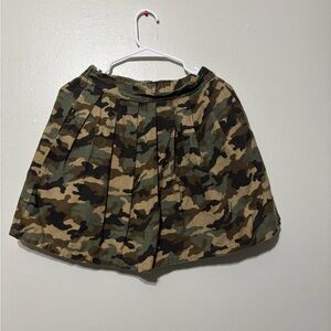Trendy Camouflage Mini Skirt